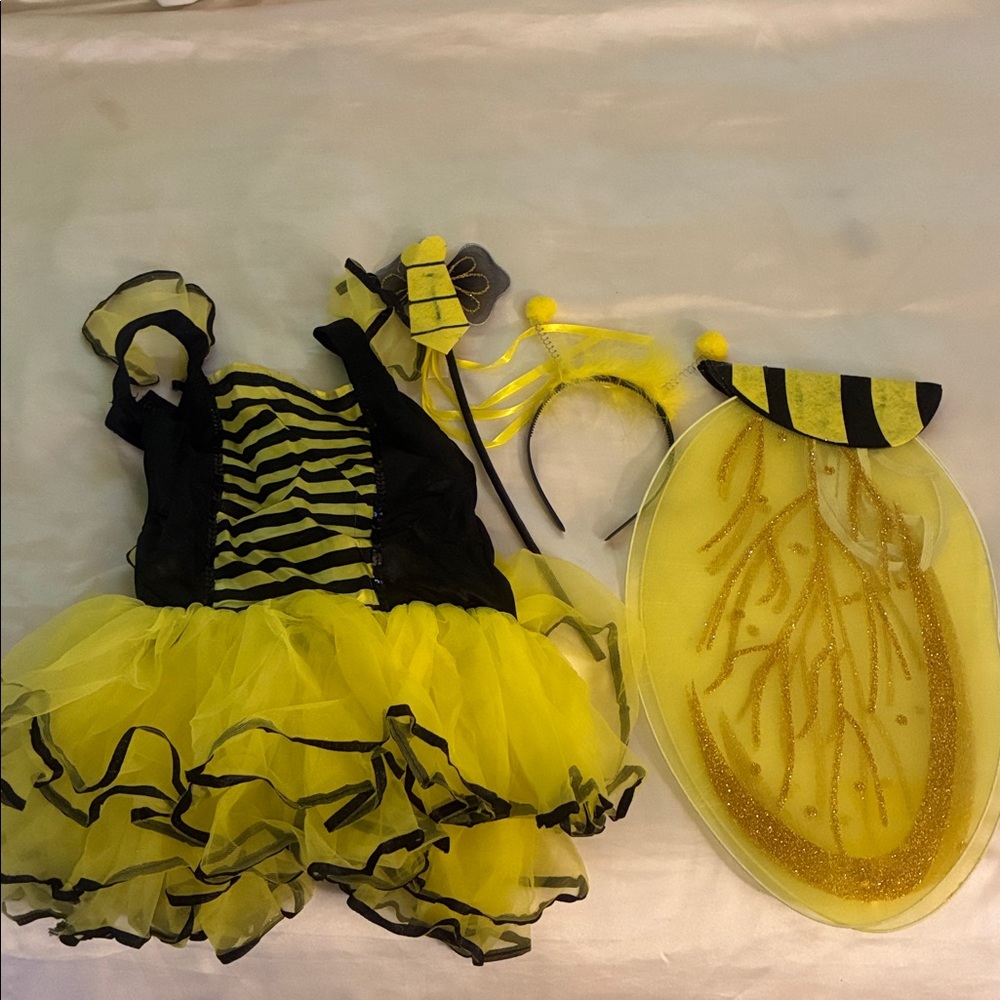 (Baby bee) IKali Striped Yellow and Black Outfit
